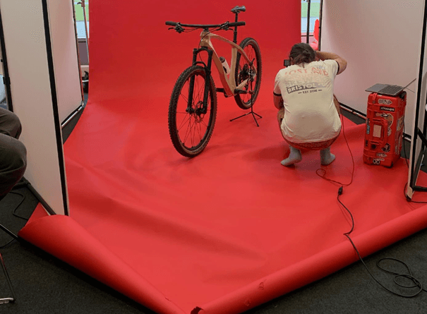 First brand exhibition - bikes on display